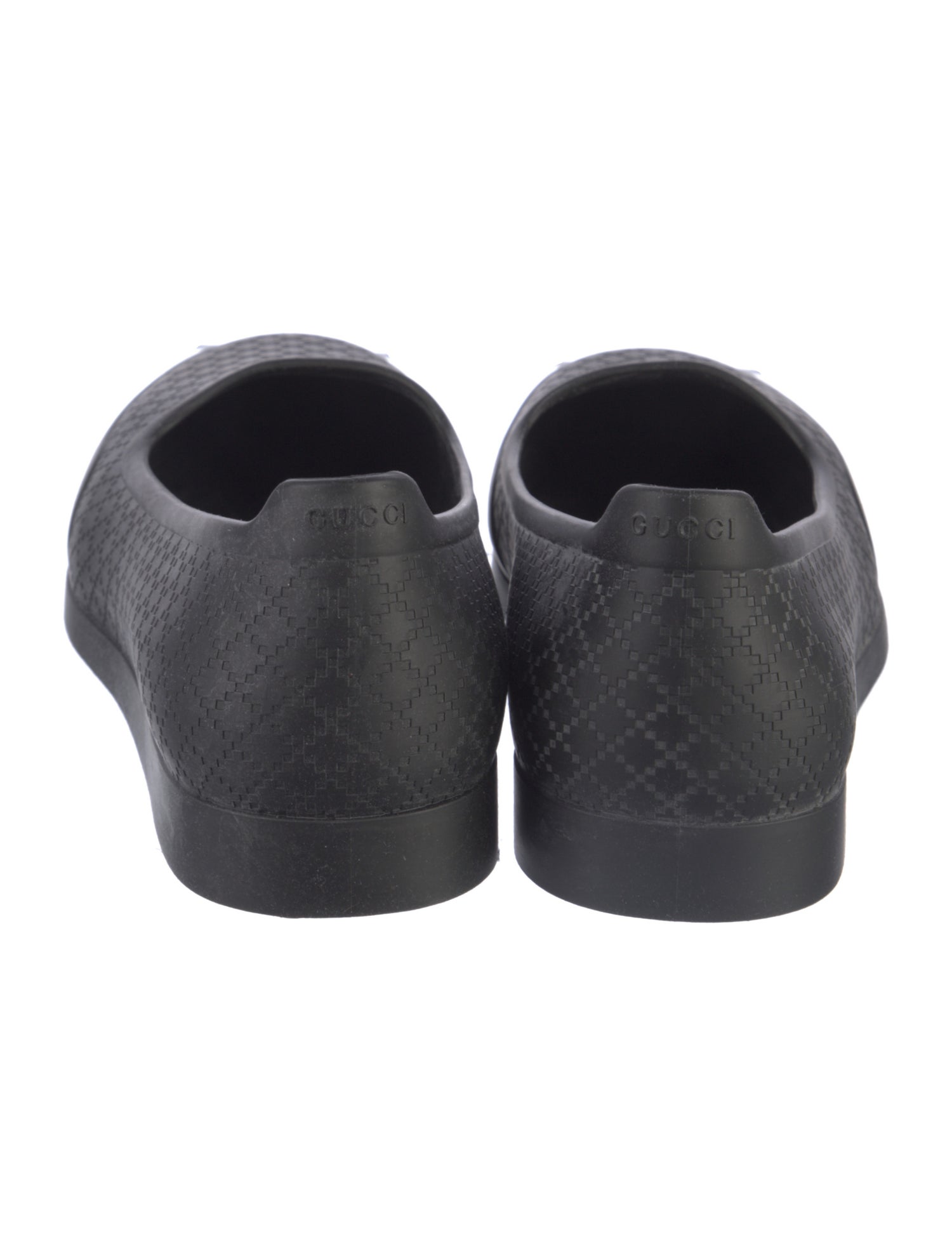 Gucci Diamante Print Rubber Ballet Flats